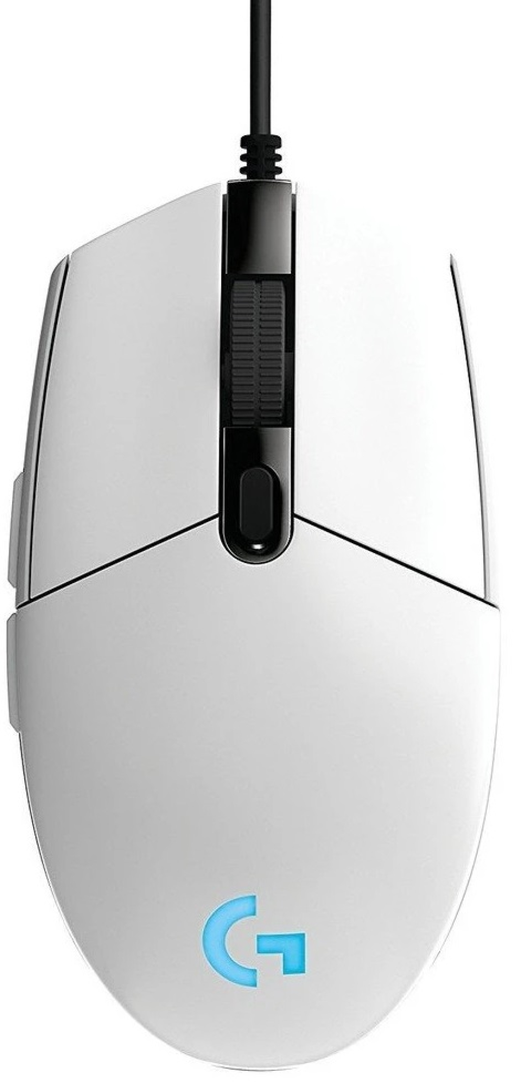 Геймърска мишка Logitech G102 LightSync White